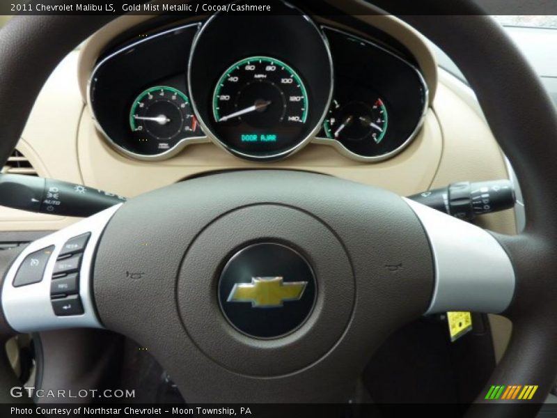 Gold Mist Metallic / Cocoa/Cashmere 2011 Chevrolet Malibu LS