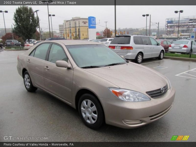 Desert Sand Mica / Taupe 2002 Toyota Camry LE