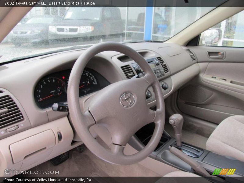 Desert Sand Mica / Taupe 2002 Toyota Camry LE