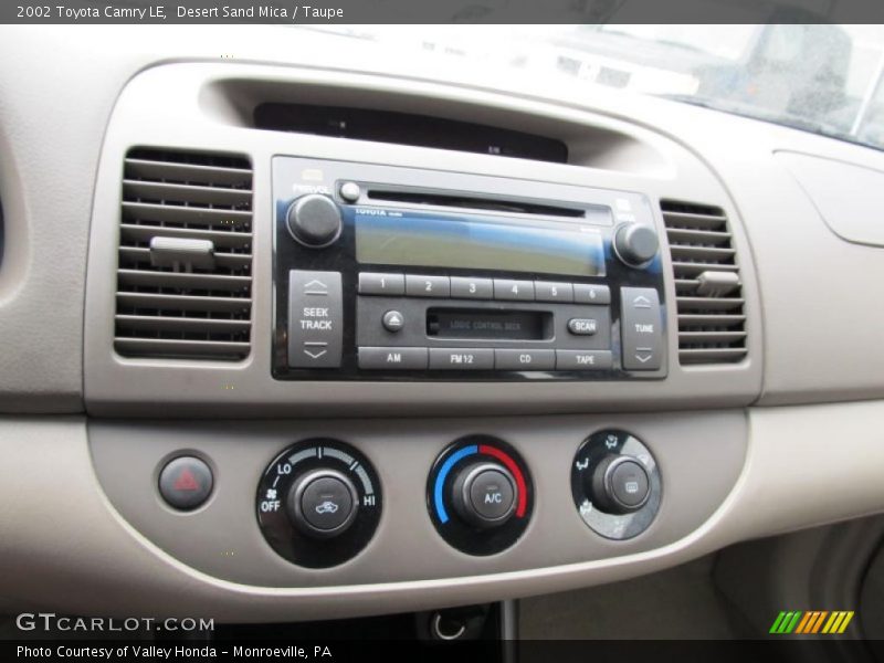 Desert Sand Mica / Taupe 2002 Toyota Camry LE