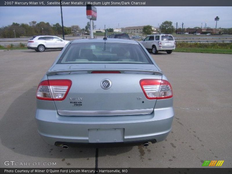 Satellite Silver Metallic / Medium Light Stone/Dark Charcoal 2007 Mercury Milan V6