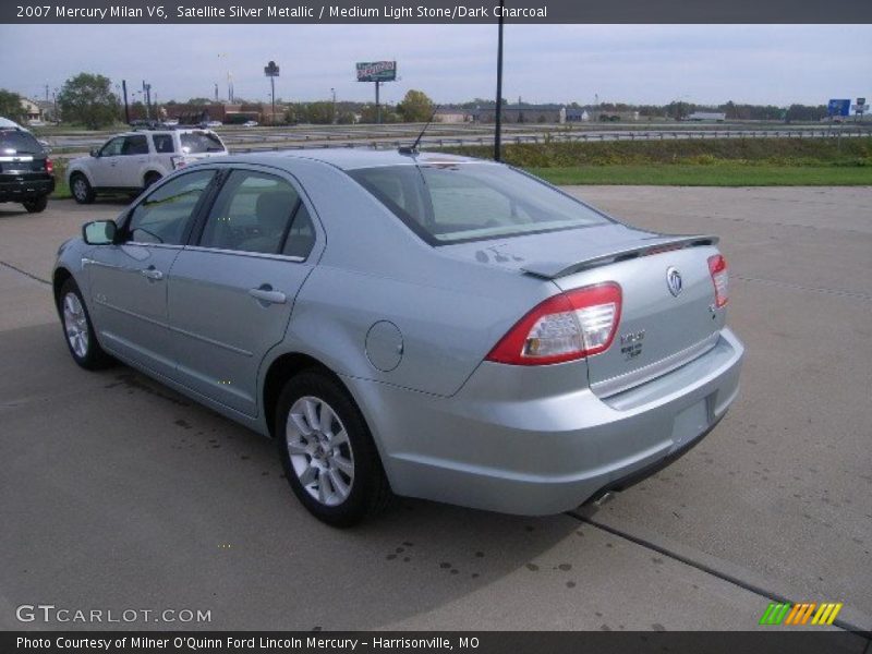 Satellite Silver Metallic / Medium Light Stone/Dark Charcoal 2007 Mercury Milan V6