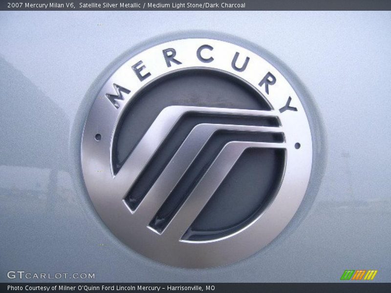 Satellite Silver Metallic / Medium Light Stone/Dark Charcoal 2007 Mercury Milan V6