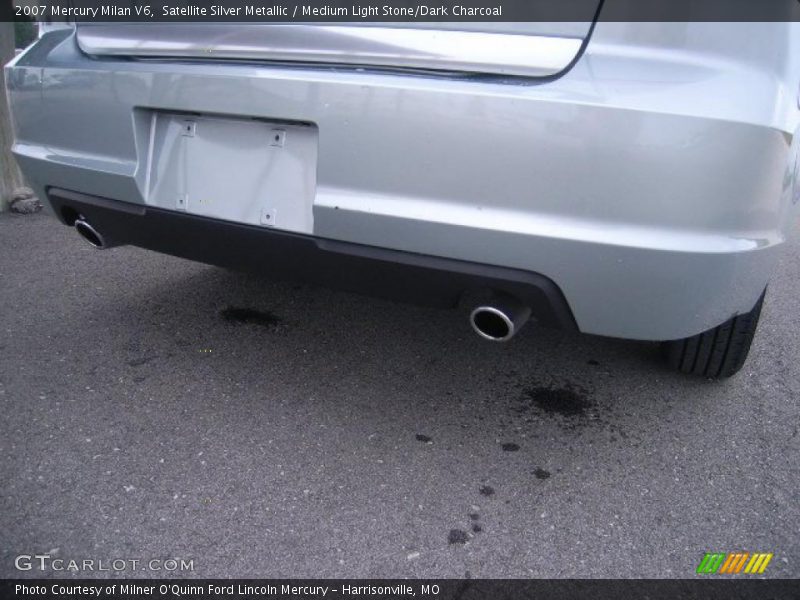 Satellite Silver Metallic / Medium Light Stone/Dark Charcoal 2007 Mercury Milan V6