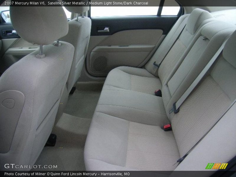 Satellite Silver Metallic / Medium Light Stone/Dark Charcoal 2007 Mercury Milan V6