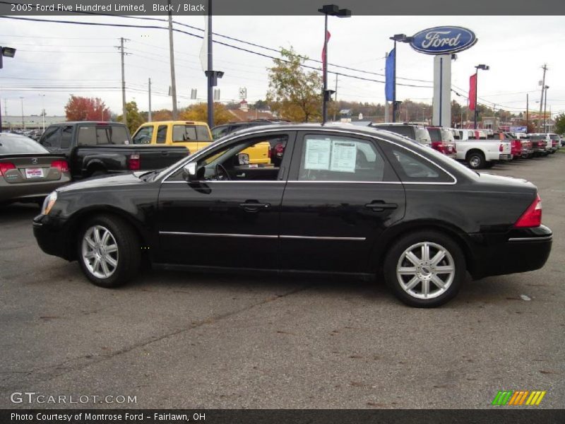 Black / Black 2005 Ford Five Hundred Limited