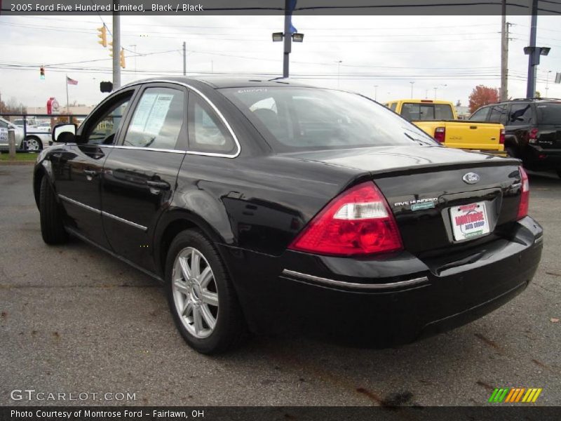 Black / Black 2005 Ford Five Hundred Limited