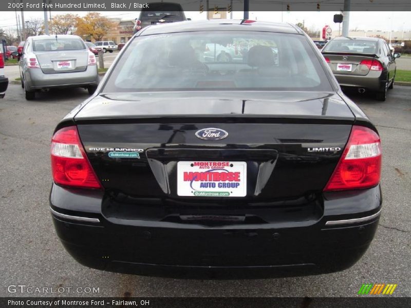 Black / Black 2005 Ford Five Hundred Limited