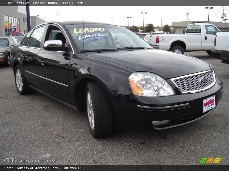 Black / Black 2005 Ford Five Hundred Limited