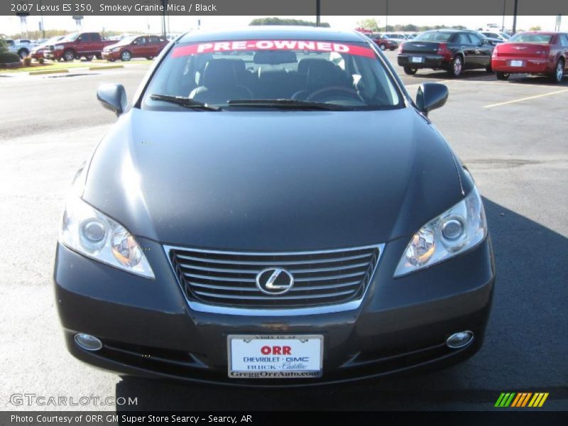 Smokey Granite Mica / Black 2007 Lexus ES 350