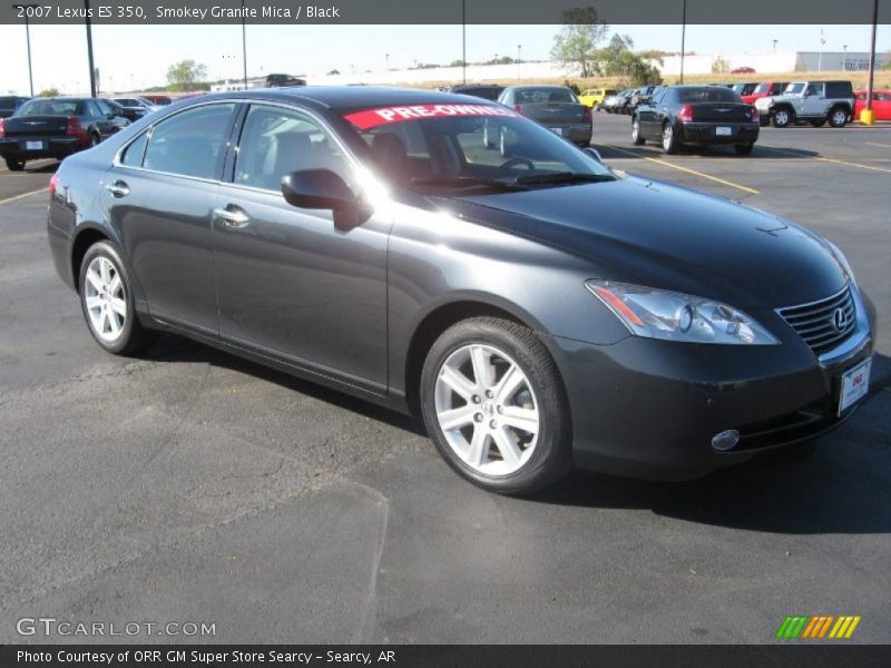 Smokey Granite Mica / Black 2007 Lexus ES 350