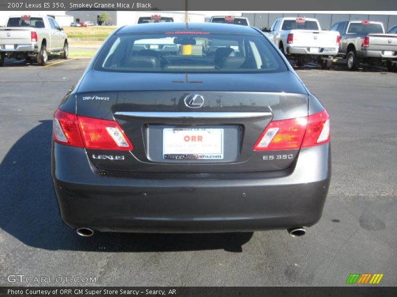 Smokey Granite Mica / Black 2007 Lexus ES 350