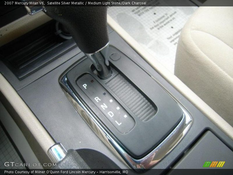 Satellite Silver Metallic / Medium Light Stone/Dark Charcoal 2007 Mercury Milan V6