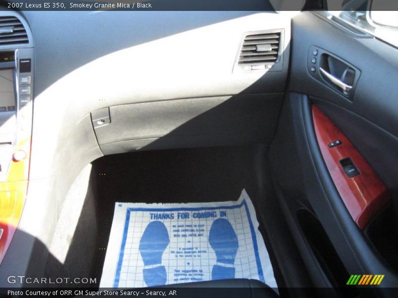Smokey Granite Mica / Black 2007 Lexus ES 350