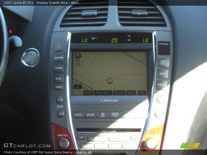 Smokey Granite Mica / Black 2007 Lexus ES 350