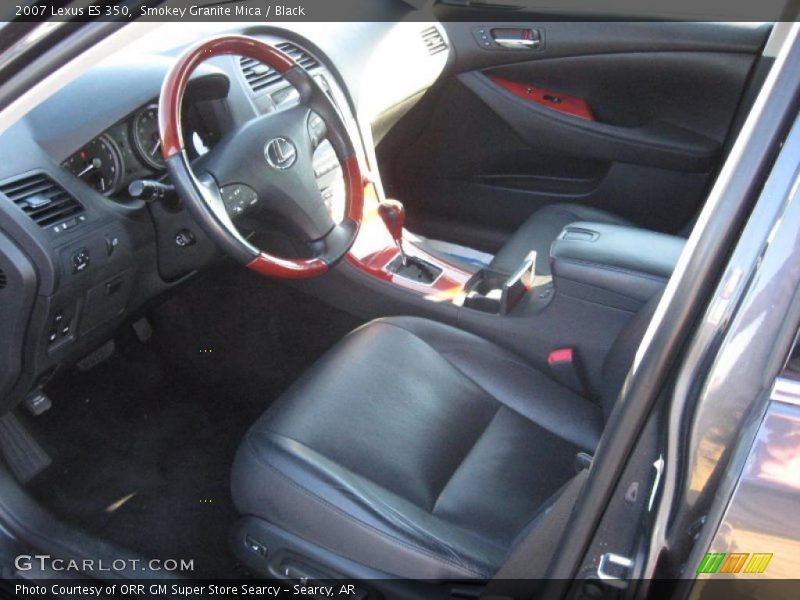 Smokey Granite Mica / Black 2007 Lexus ES 350