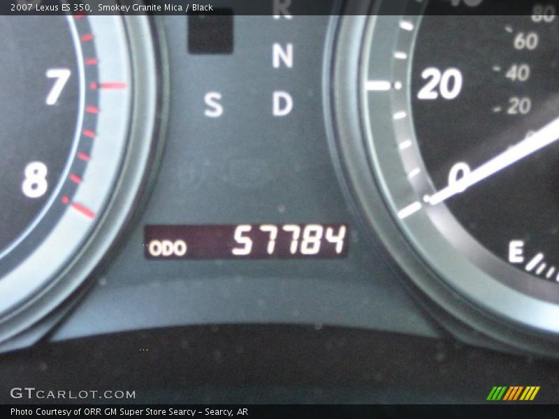 Smokey Granite Mica / Black 2007 Lexus ES 350