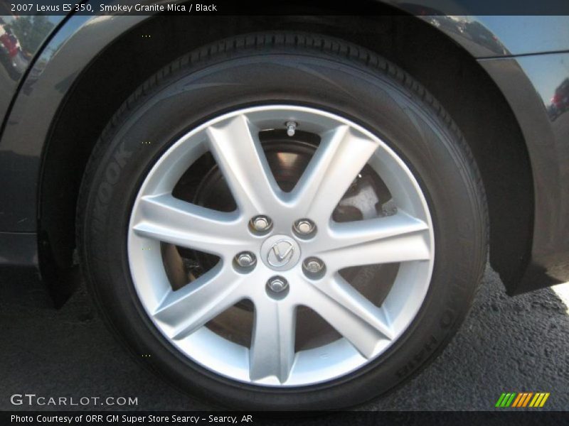 Smokey Granite Mica / Black 2007 Lexus ES 350