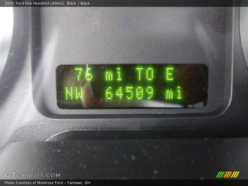 Black / Black 2005 Ford Five Hundred Limited