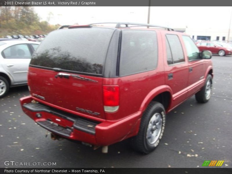 Victory Red / Graphite 2003 Chevrolet Blazer LS 4x4