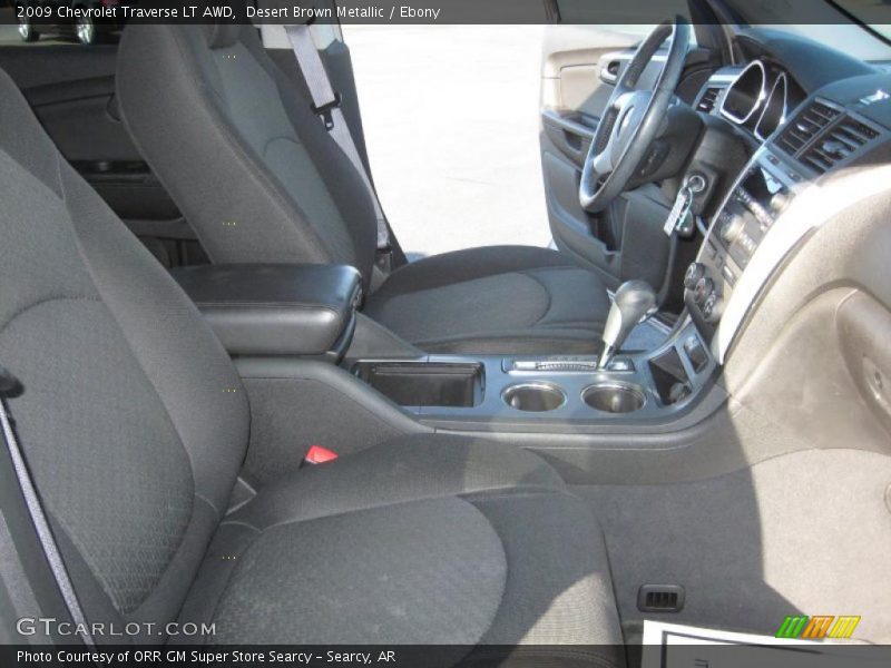 Desert Brown Metallic / Ebony 2009 Chevrolet Traverse LT AWD