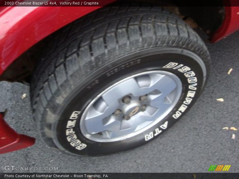 Victory Red / Graphite 2003 Chevrolet Blazer LS 4x4