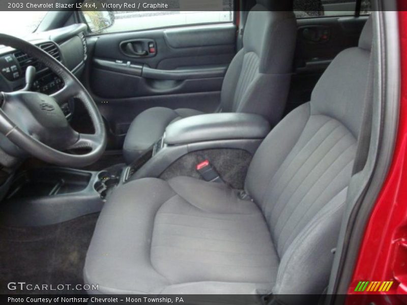 Victory Red / Graphite 2003 Chevrolet Blazer LS 4x4