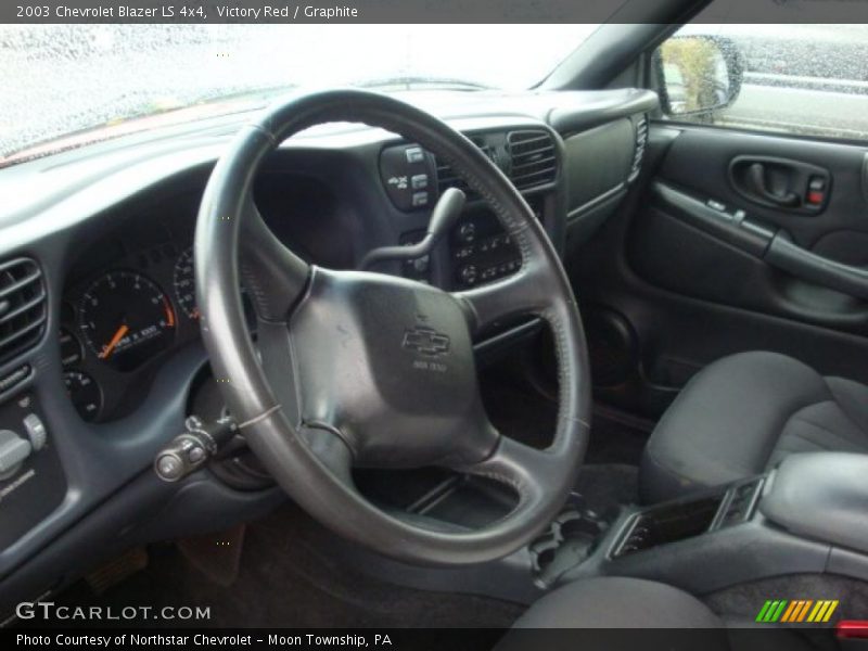 Victory Red / Graphite 2003 Chevrolet Blazer LS 4x4