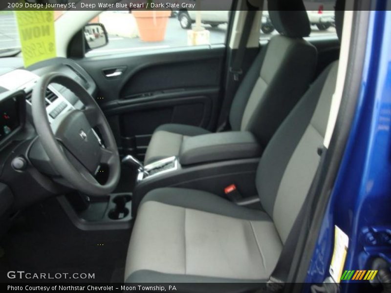 Deep Water Blue Pearl / Dark Slate Gray 2009 Dodge Journey SE