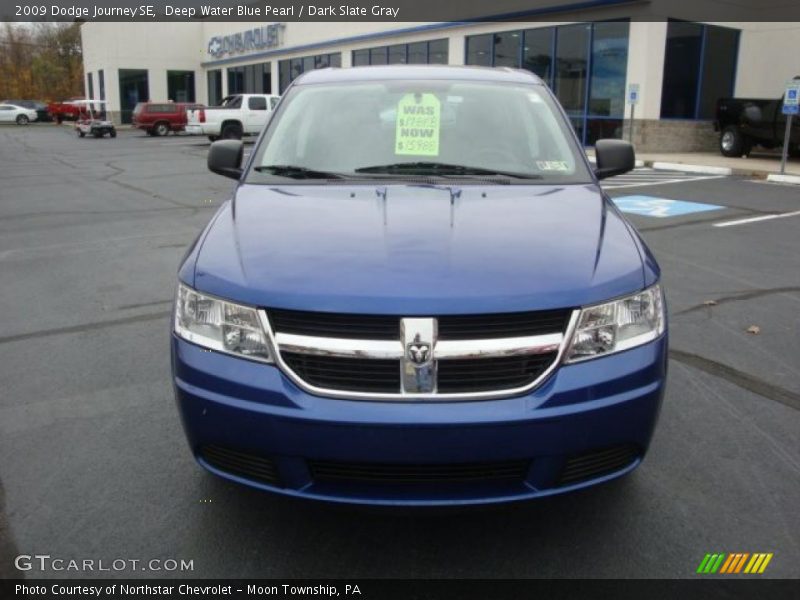 Deep Water Blue Pearl / Dark Slate Gray 2009 Dodge Journey SE