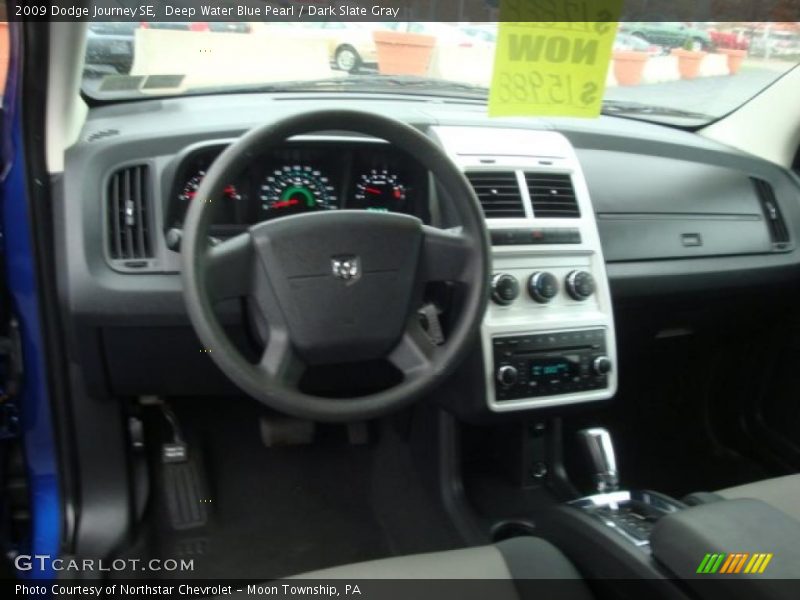 Deep Water Blue Pearl / Dark Slate Gray 2009 Dodge Journey SE
