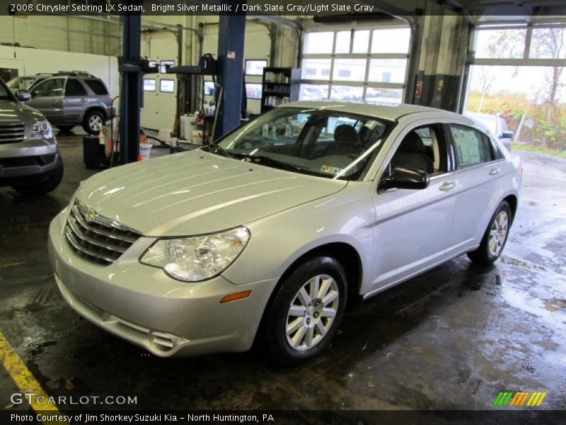 Bright Silver Metallic / Dark Slate Gray/Light Slate Gray 2008 Chrysler Sebring LX Sedan