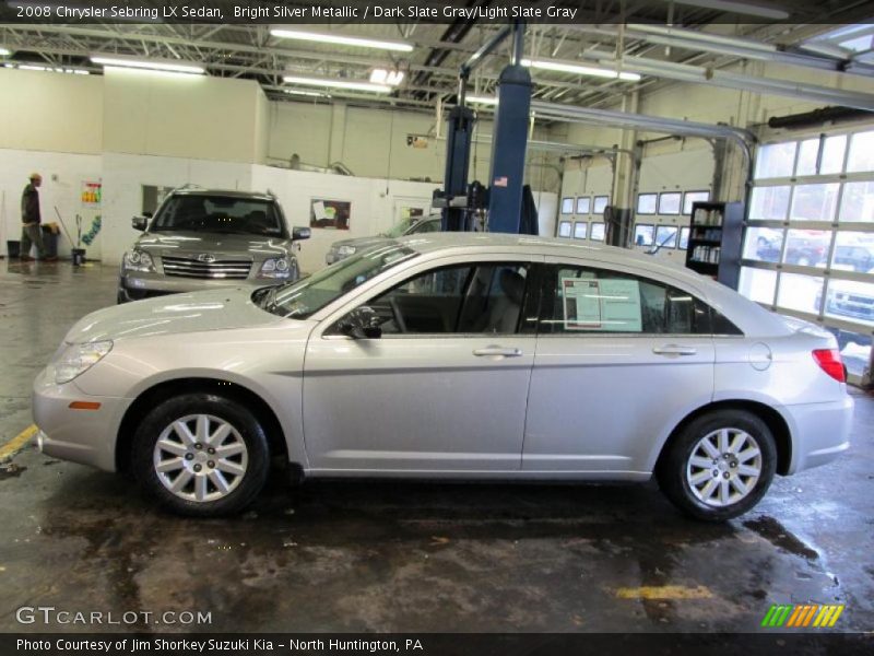 Bright Silver Metallic / Dark Slate Gray/Light Slate Gray 2008 Chrysler Sebring LX Sedan