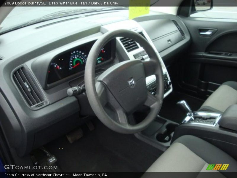 Deep Water Blue Pearl / Dark Slate Gray 2009 Dodge Journey SE