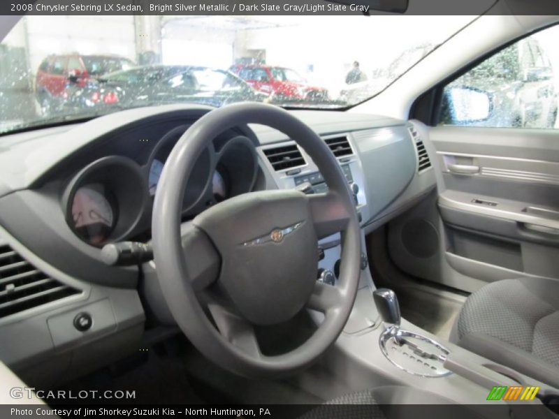 Bright Silver Metallic / Dark Slate Gray/Light Slate Gray 2008 Chrysler Sebring LX Sedan
