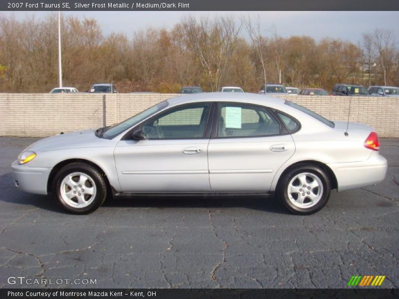 Silver Frost Metallic / Medium/Dark Flint 2007 Ford Taurus SE