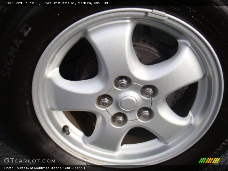 Silver Frost Metallic / Medium/Dark Flint 2007 Ford Taurus SE