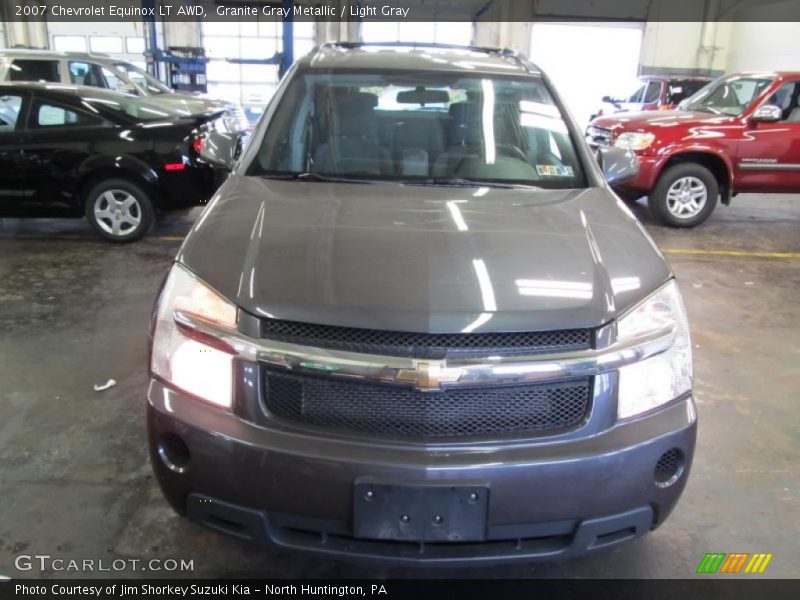 Granite Gray Metallic / Light Gray 2007 Chevrolet Equinox LT AWD