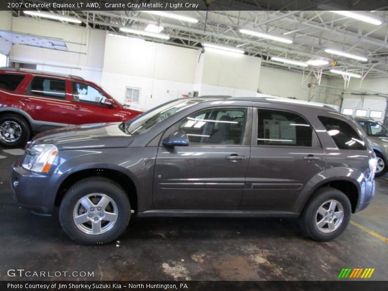 Granite Gray Metallic / Light Gray 2007 Chevrolet Equinox LT AWD