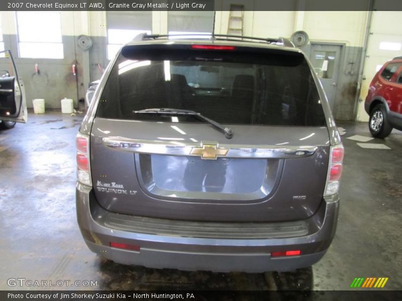 Granite Gray Metallic / Light Gray 2007 Chevrolet Equinox LT AWD