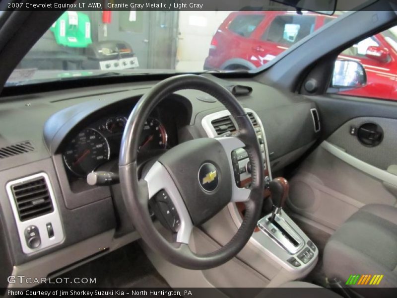 Granite Gray Metallic / Light Gray 2007 Chevrolet Equinox LT AWD