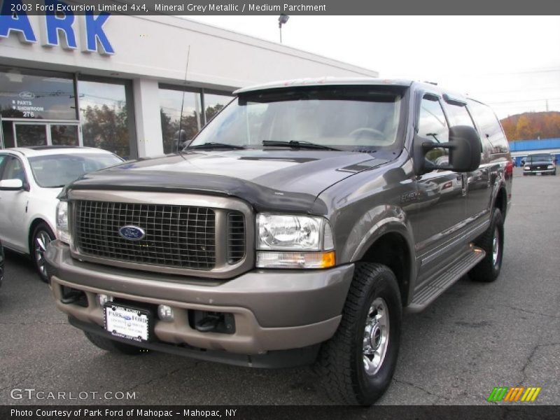 Mineral Grey Metallic / Medium Parchment 2003 Ford Excursion Limited 4x4