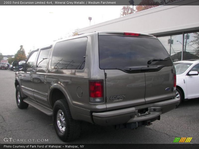 Mineral Grey Metallic / Medium Parchment 2003 Ford Excursion Limited 4x4