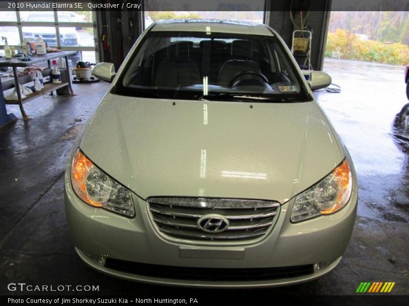 Quicksilver / Gray 2010 Hyundai Elantra SE