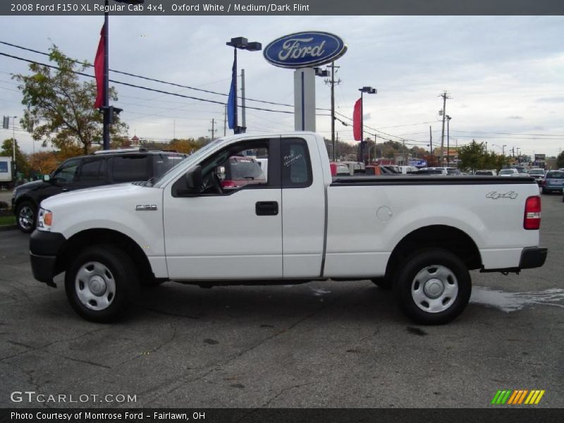 Oxford White / Medium/Dark Flint 2008 Ford F150 XL Regular Cab 4x4