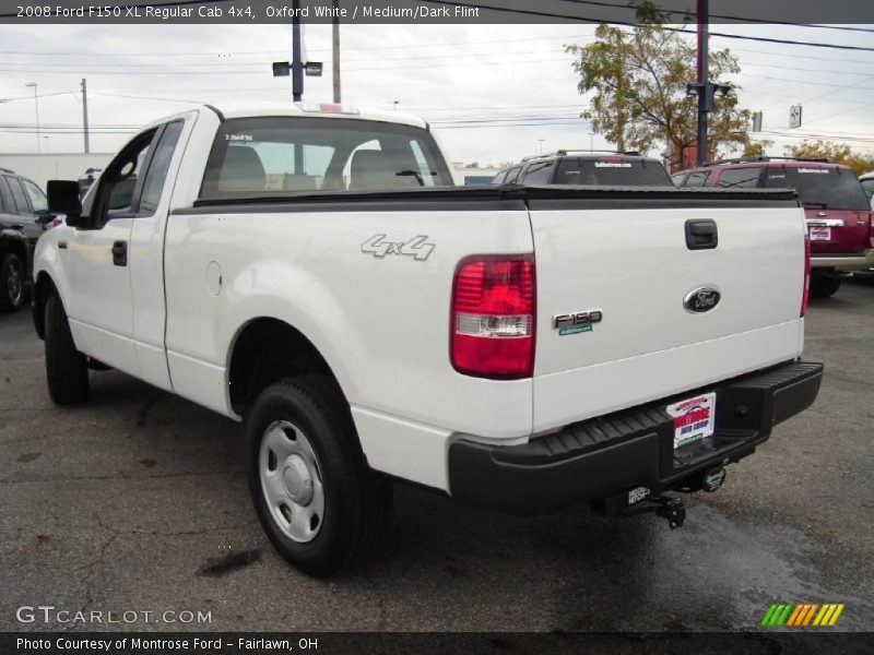 Oxford White / Medium/Dark Flint 2008 Ford F150 XL Regular Cab 4x4