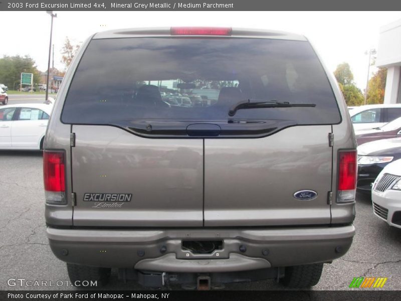 Mineral Grey Metallic / Medium Parchment 2003 Ford Excursion Limited 4x4