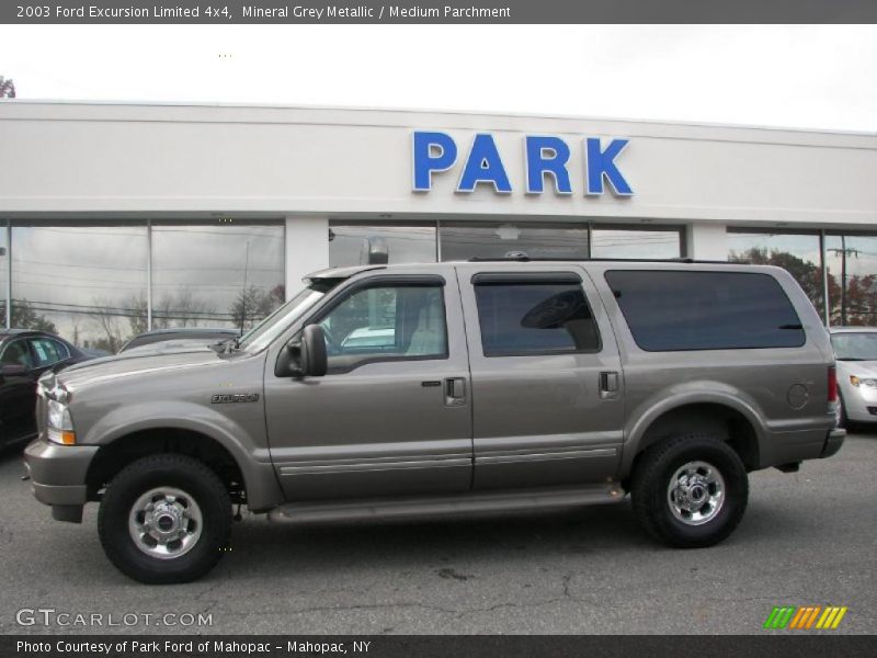 Mineral Grey Metallic / Medium Parchment 2003 Ford Excursion Limited 4x4