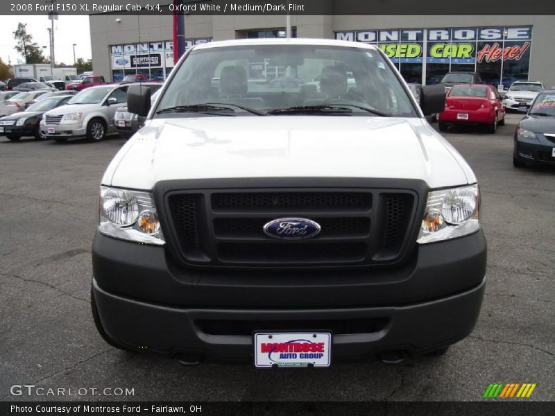 Oxford White / Medium/Dark Flint 2008 Ford F150 XL Regular Cab 4x4