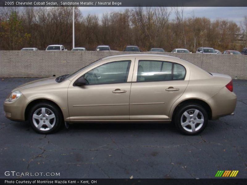 Sandstone Metallic / Neutral Beige 2005 Chevrolet Cobalt Sedan